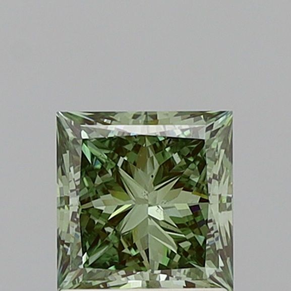 1.5 CT Fancy Vivid Green PRINCESS