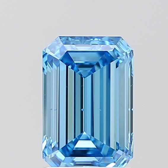 1.51 CT Fancy Vivid Blue EMERALD