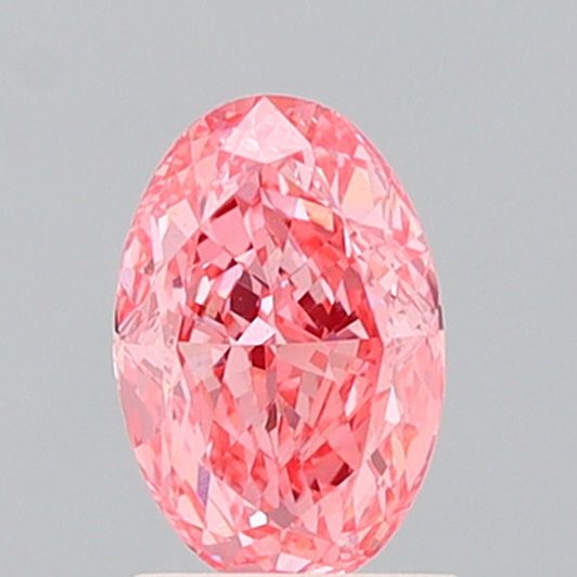 1.54 CT Fancy Vivid Pink OVAL