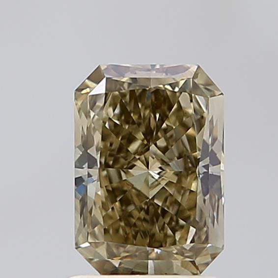 1.27 CT Fancy Light Gray Yellow RADIANT