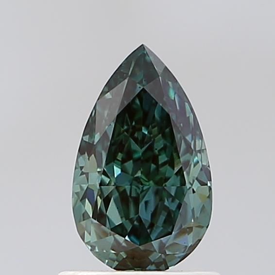1.08 CT Fancy Vivid Green PEAR
