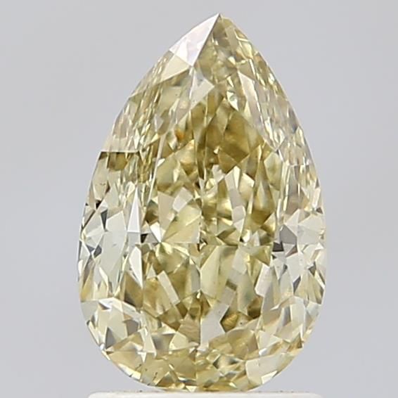 1.92 CT Fancy Gray Yellow PEAR
