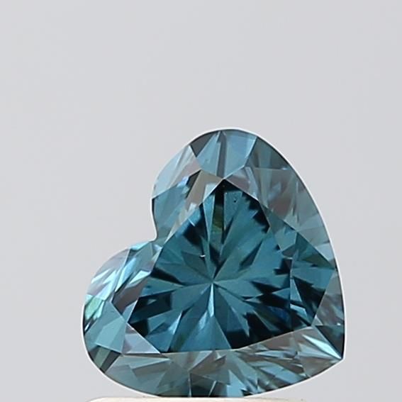 1.05 CT Fancy Deep Blue HEART