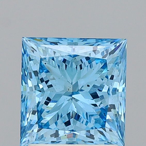 2.05 CT Fancy Vivid Blue PRINCESS