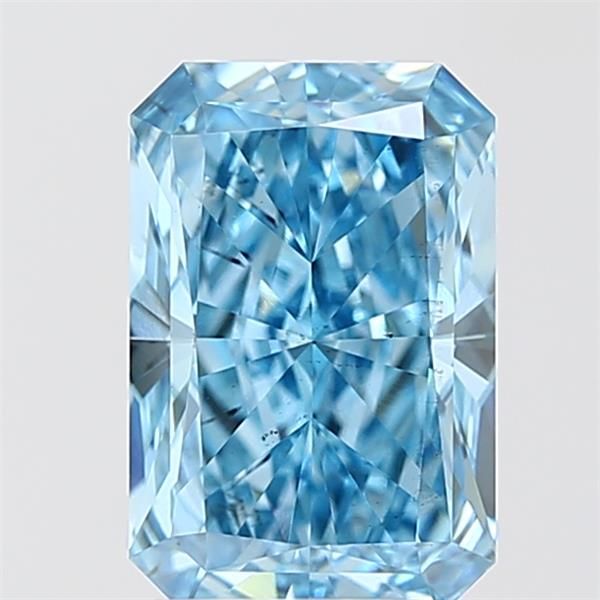 2.51 CT Fancy Vivid Blue RADIANT