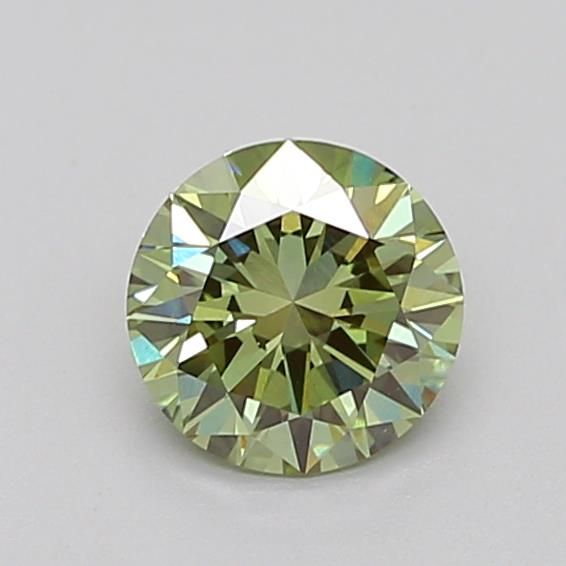 1.0 CT Fancy Vivid Green ROUND