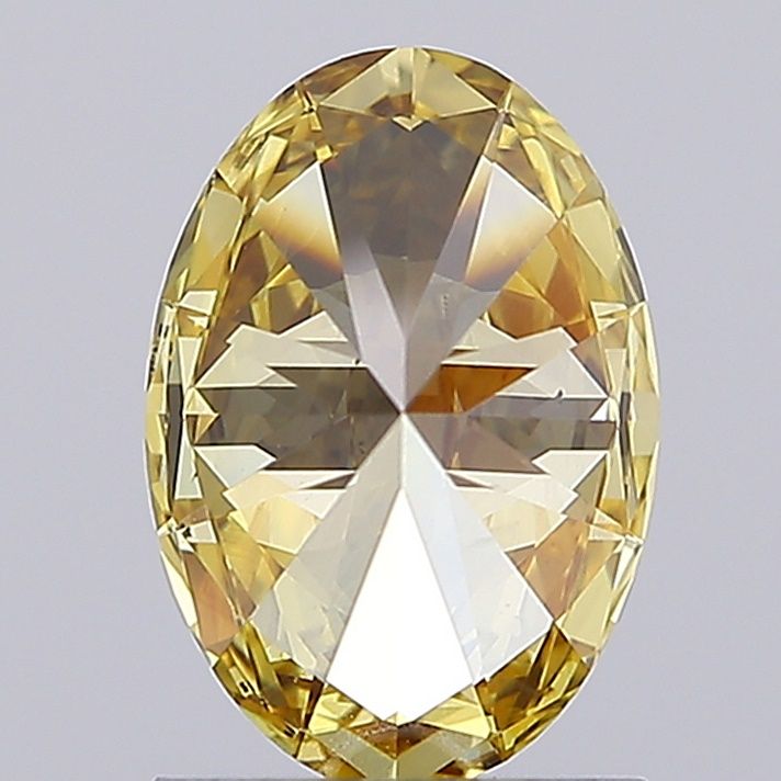 1.26 CT Fancy Vivid Yellow OVAL