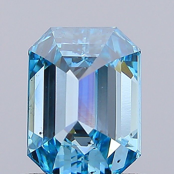 0.98 CT Fancy Vivid Blue EMERALD