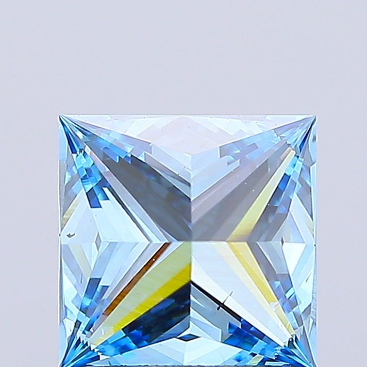 2.03 CT Fancy Vivid Blue PRINCESS