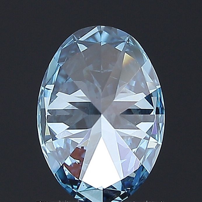 1.1 CT Fancy Vivid Blue OVAL