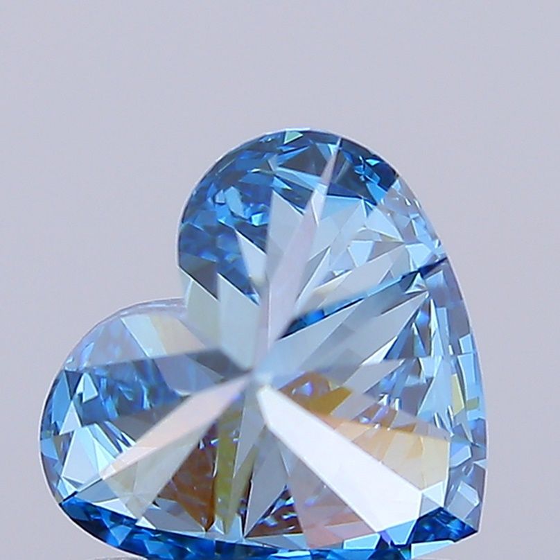 1.2 CT Fancy Vivid Blue HEART