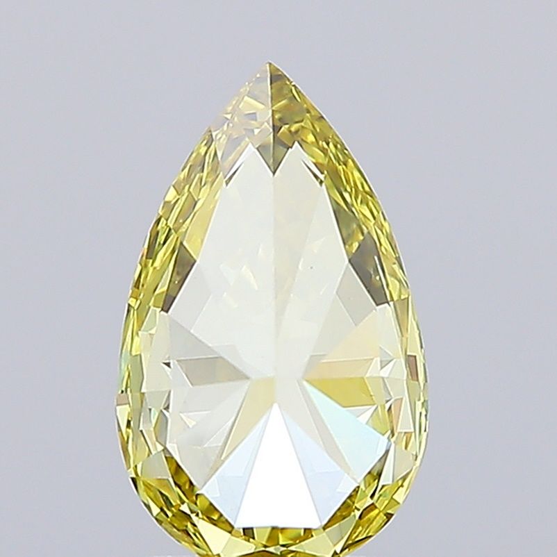 1.46 CT Fancy Intense Yellow PEAR