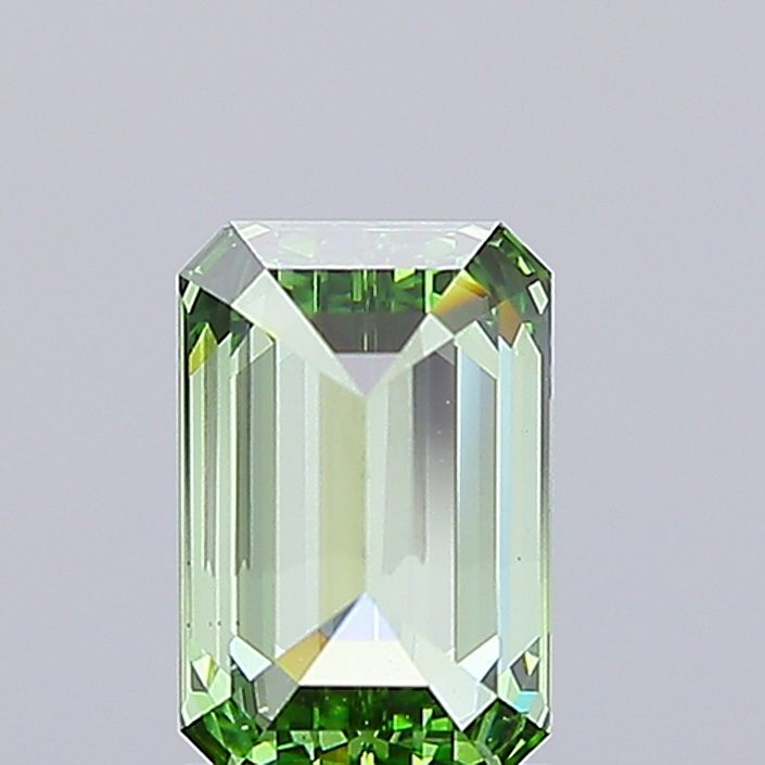 1.53 CT Fancy Vivid Green EMERALD