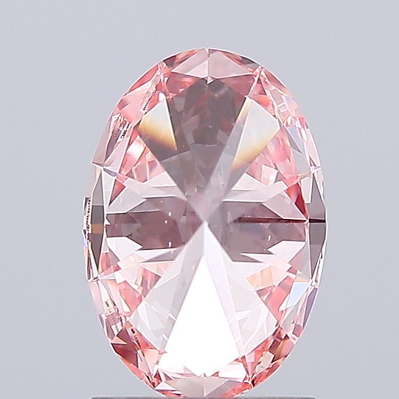 1.52 CT Fancy Vivid Pink OVAL