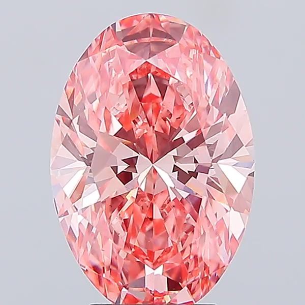 5.10 ct. oval Lab Grown Diamond front image