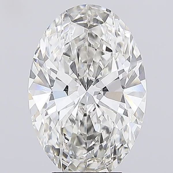 5.09 ct. oval Lab Grown Diamond front image
