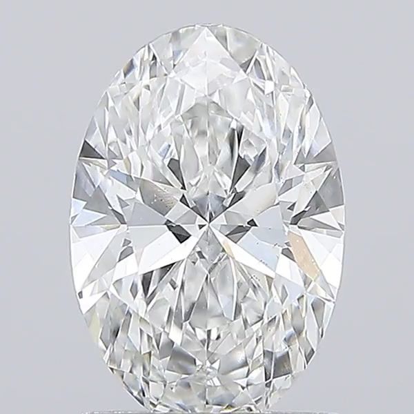 1.36 ct. oval Lab Grown Diamond front image