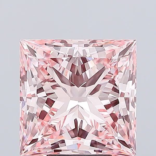 7.10 ct. princess Lab Grown Diamond front image