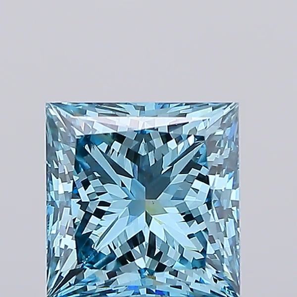 4.16 ct. princess Lab Grown Diamond front image