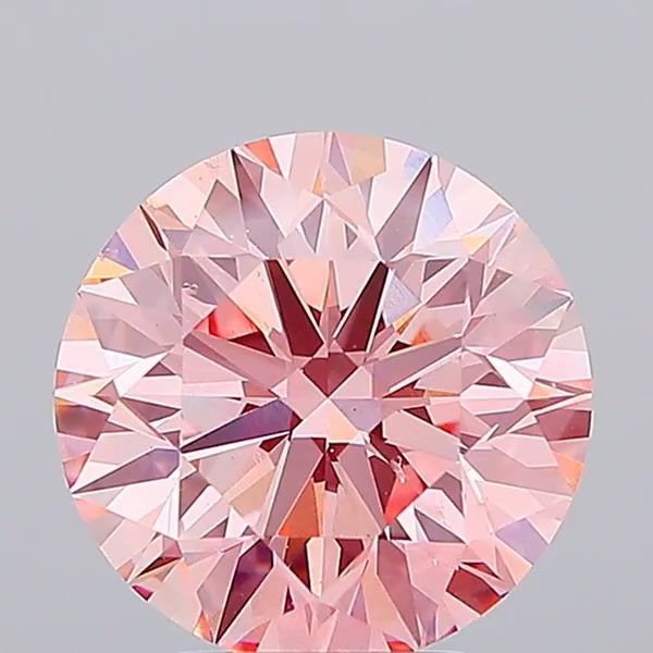 5.02 ct. round Lab Grown Diamond front image