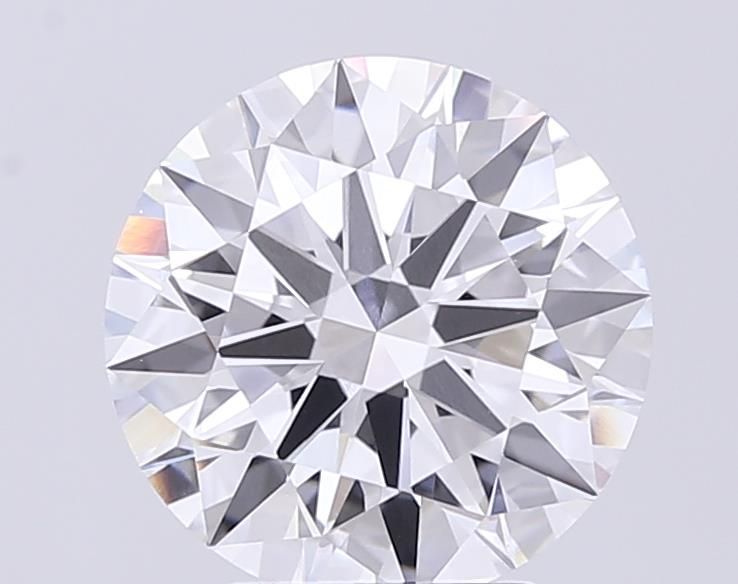 Diamant Rond 3.83 ct - Couleur D - Pureté VVS2