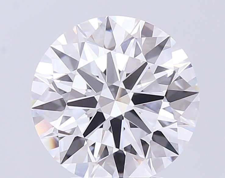 Diamant Rond 3.95 ct - Couleur E - Pureté VVS2