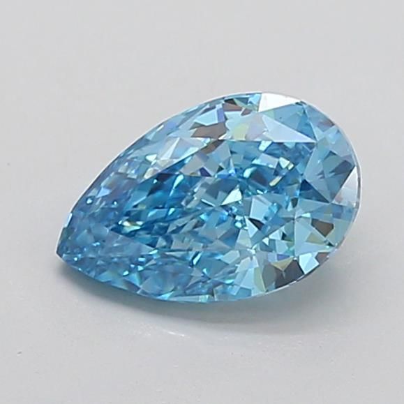 2.05 CT Fancy Vivid Blue PEAR