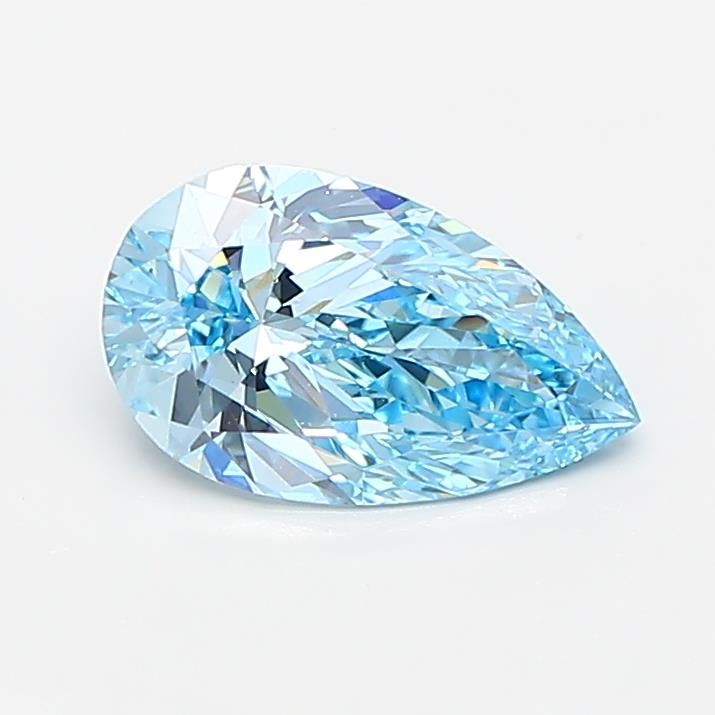 0.98 CT Fancy Vivid Blue PEAR