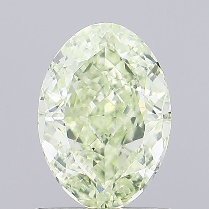 Diament 1.0 ct Fancy Light Yellow Green/VS2