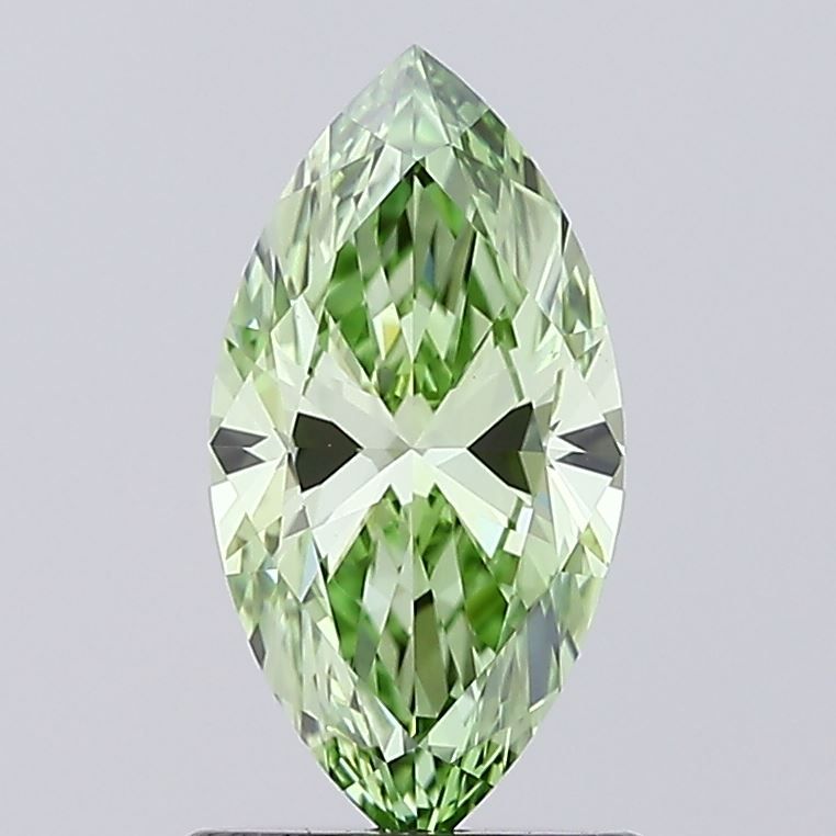 1.0 CT Fancy Vivid Green MARQUISE