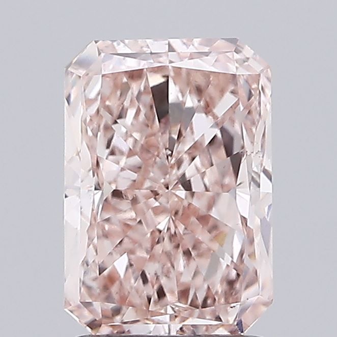 2.0 CT Fancy Light Brown Pink RADIANT