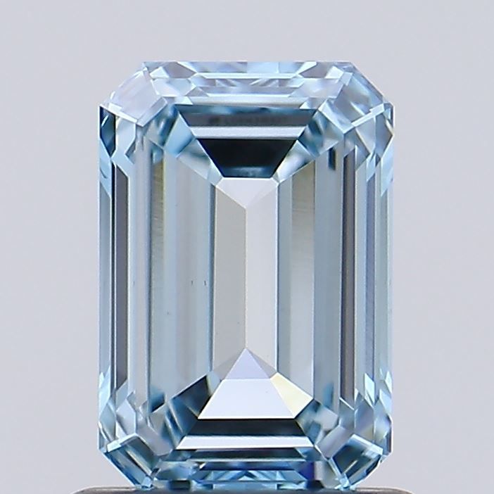 0.86 CT Fancy Intense Blue EMERALD