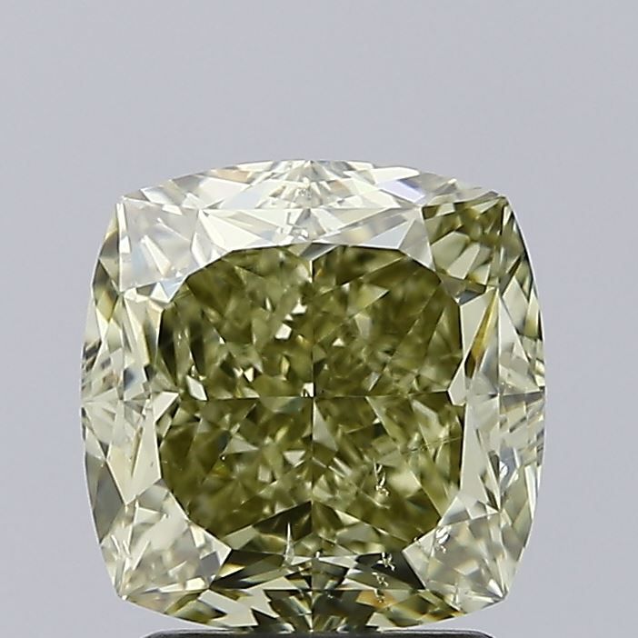 Diament 3.01 ct Fancy Brown Greenish Yellow/SI1