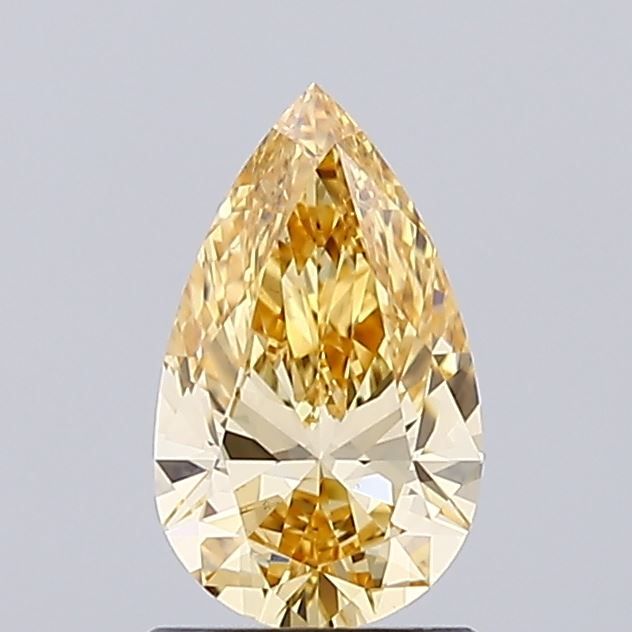 1.01 CT Fancy Intense Yellow PEAR