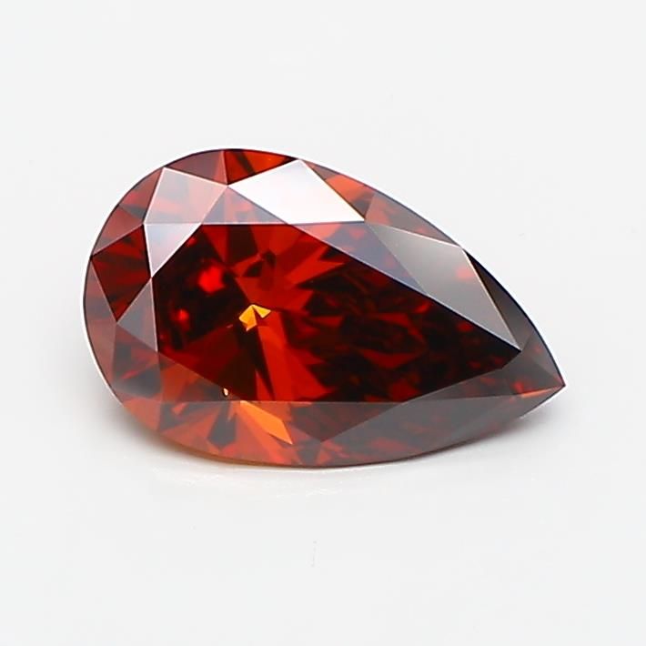 0.98 CT Fancy Deep Orange PEAR