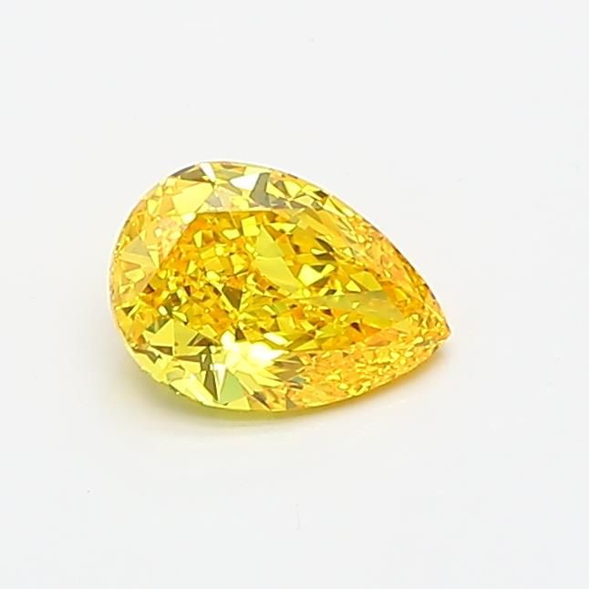 0.51 CT Fancy Vivid Yellow PEAR