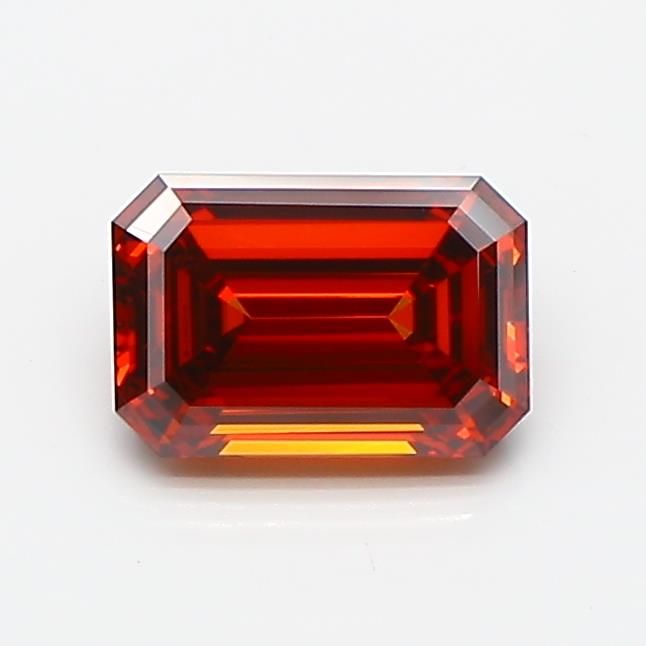 0.96 CT Fancy Vivid Orange EMERALD