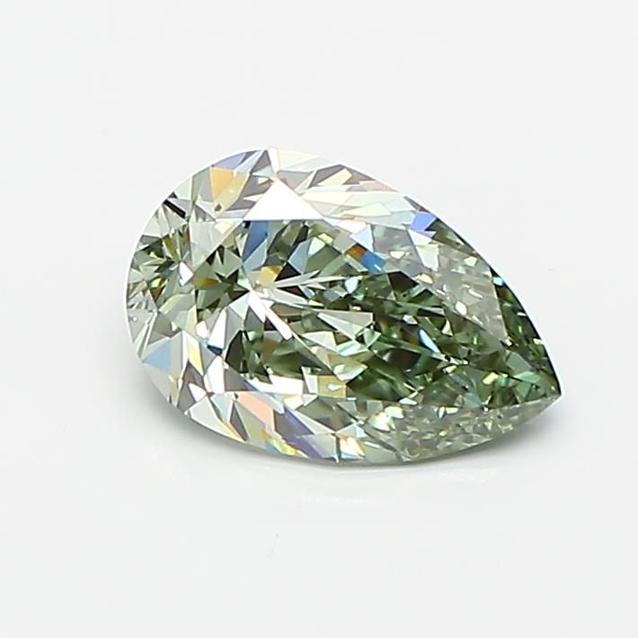 1.01 CT Fancy Intense Green PEAR