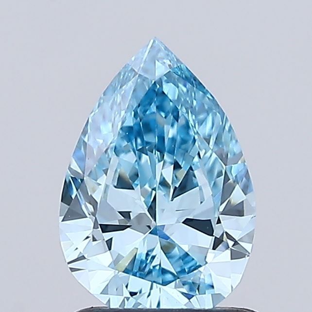 1.09 CT Fancy Vivid Blue PEAR