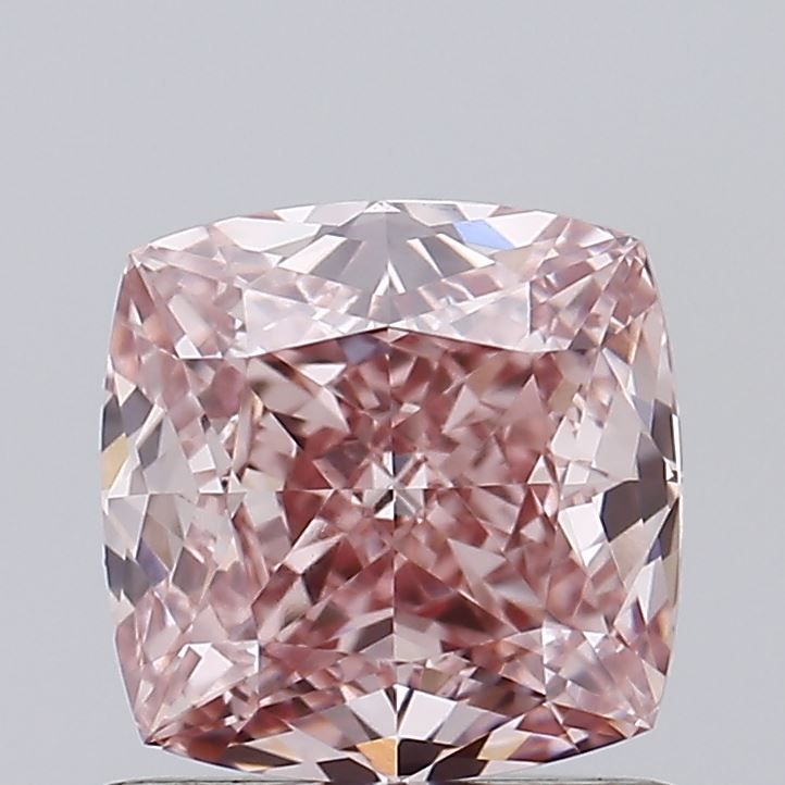 1.05 CT Fancy Intense Brownish Pink CUSHION MODIFIED