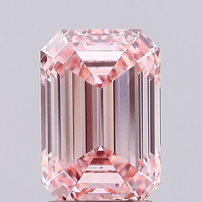 1.63 CT Fancy Intense Pink EMERALD