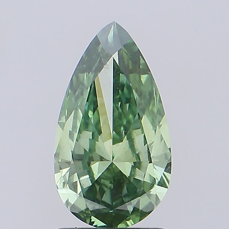1.51 CT Fancy Vivid Green PEAR