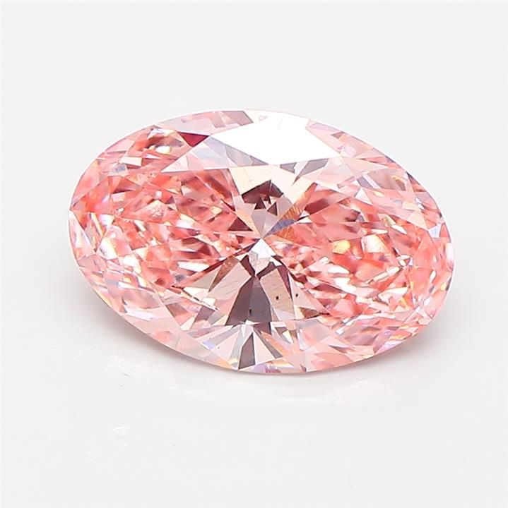 1.97 CT Fancy Intense Pink OVAL