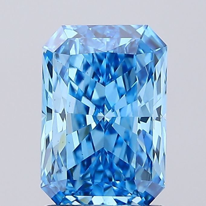 1.54 CT Fancy Vivid Blue RADIANT