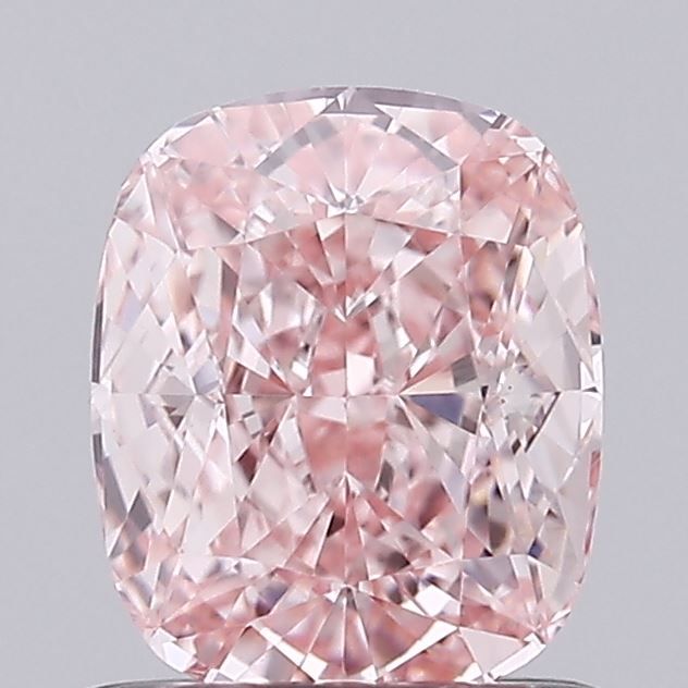 0.96 CT Fancy Intense Pink CUSHION BRILLIANT