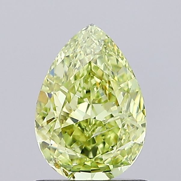 Diament 1.01 ct Fancy Green Yellow/I1