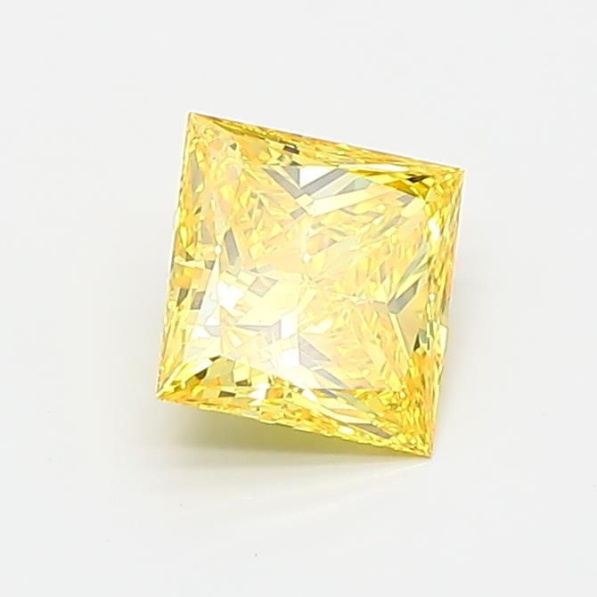 0.65 CT Fancy Vivid Yellow PRINCESS