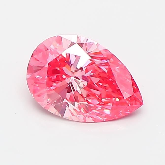 0.72 CT Fancy Vivid Pink PEAR