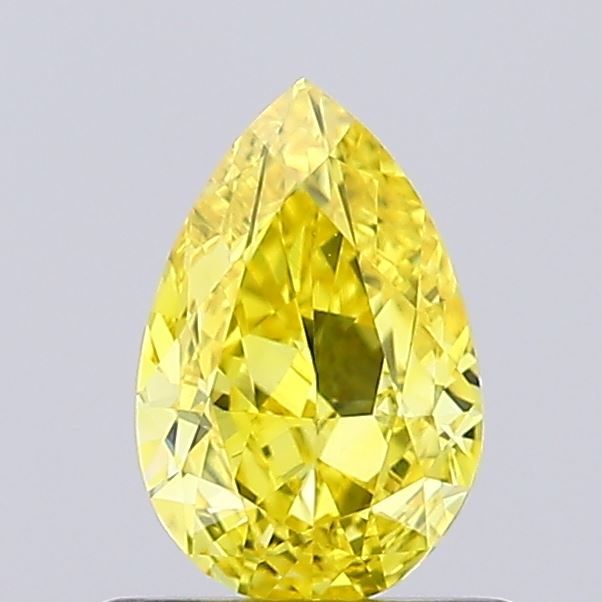 0.75 CT Fancy Vivid Yellow PEAR