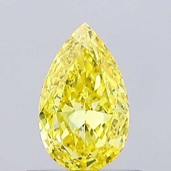 0.52 CT Fancy Vivid Yellow PEAR